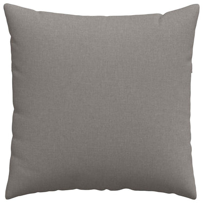 Sofakissen 2 pcs Taupe 60 x 60 cm Stoff