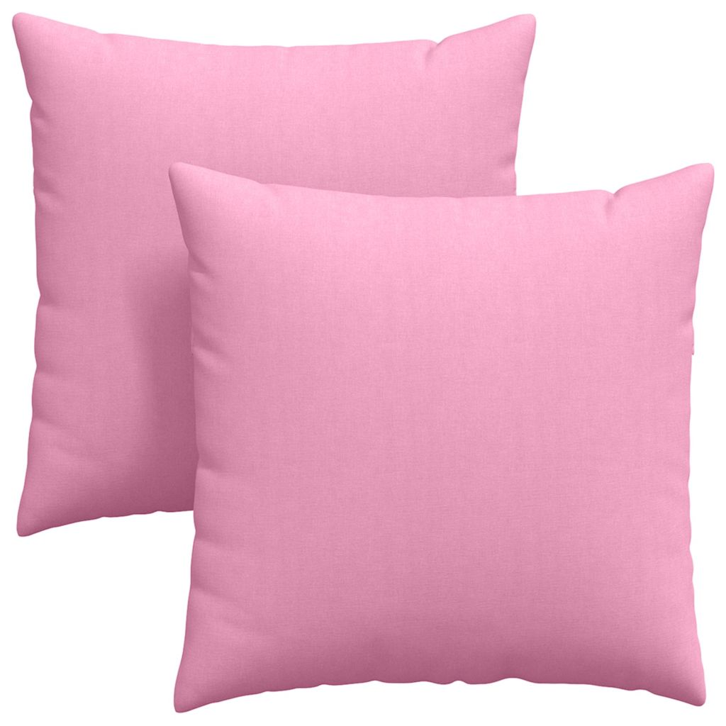 Sofakissen 2 pcs Rosa 60 x 60 cm Stoff