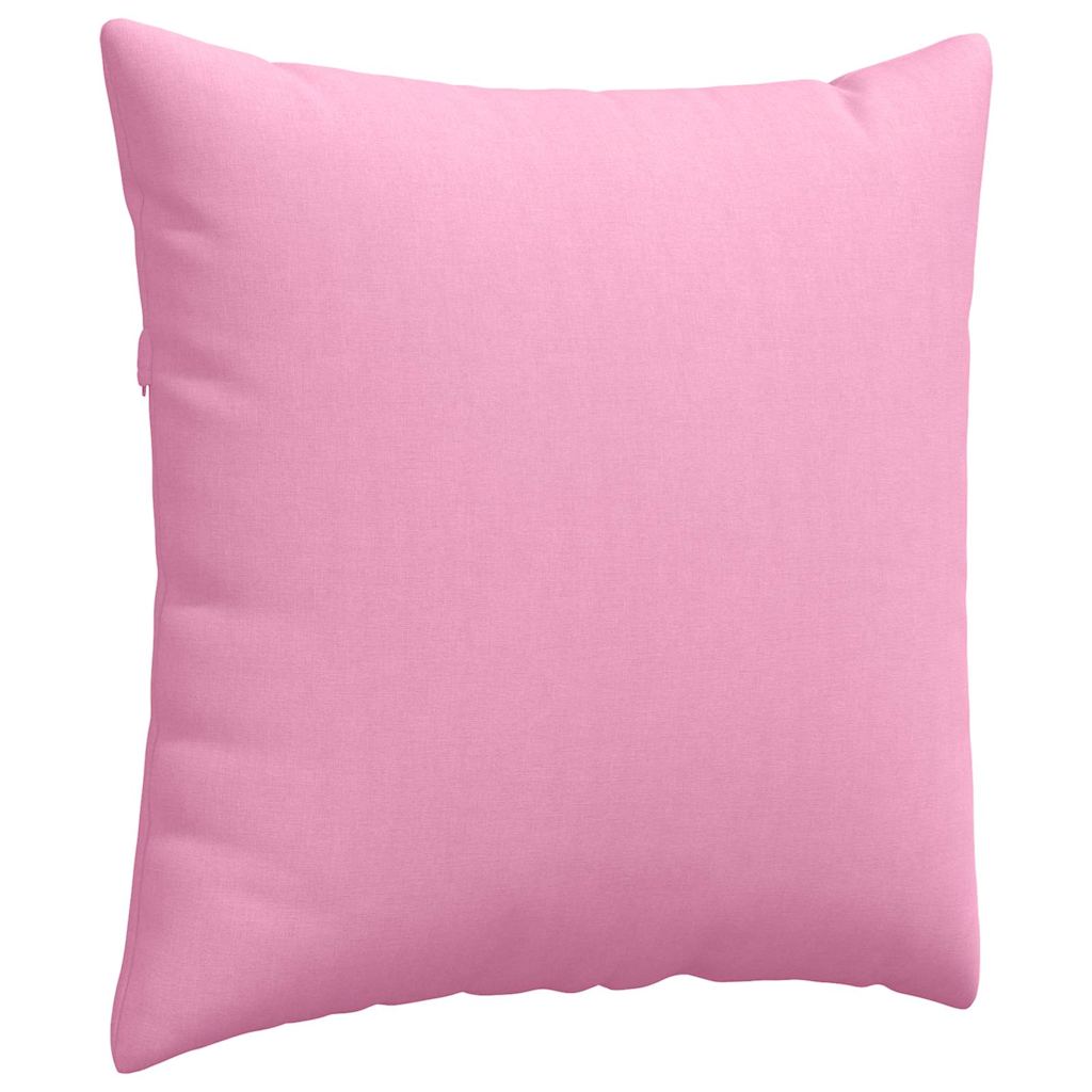 Sofakissen 2 pcs Rosa 60 x 60 cm Stoff