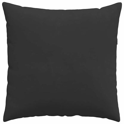 Sofakissen 2 pcs Schwarz 60 x 60 cm Stoff