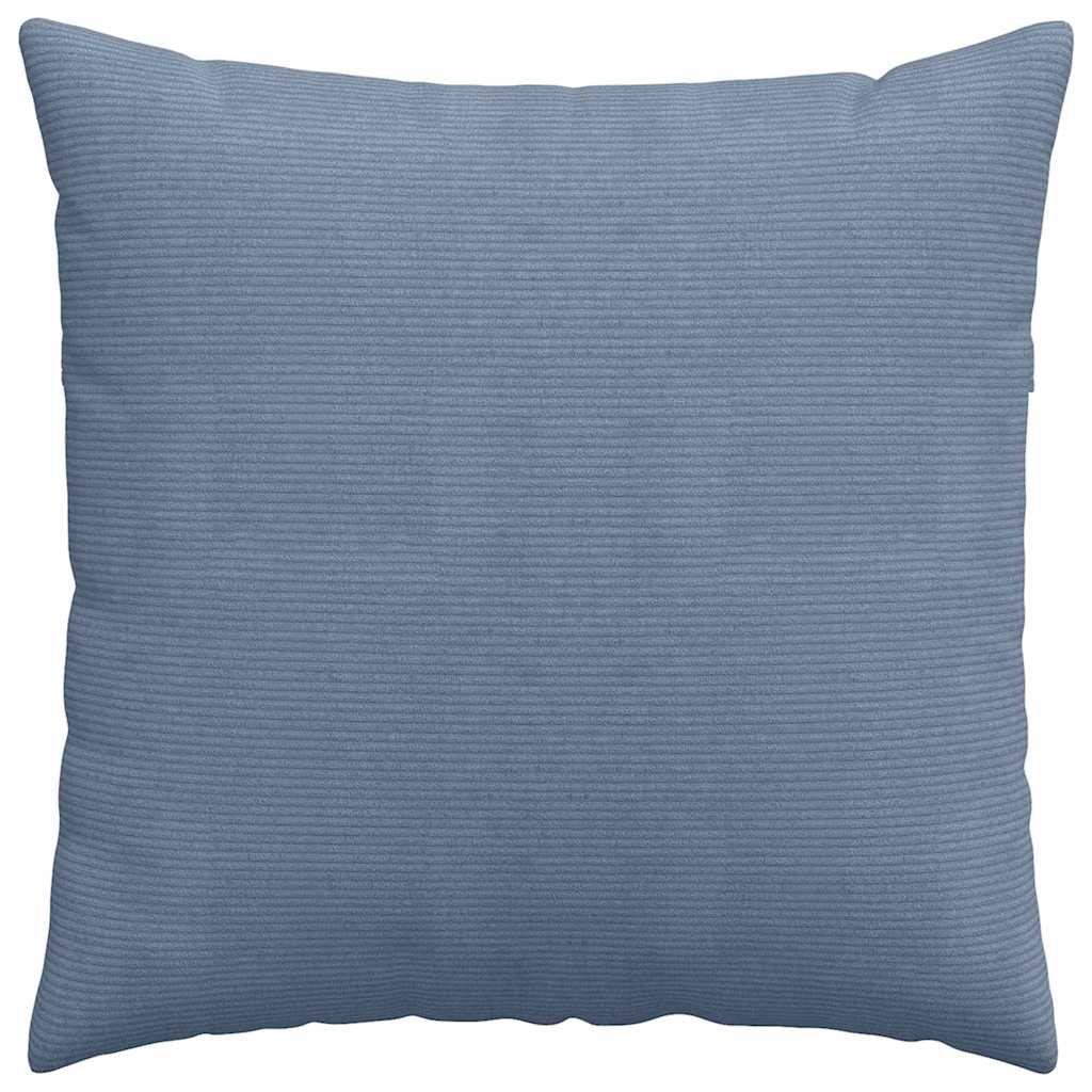 Sofakissen 2 pcs Blau 60 x 60 cm Cordstoff