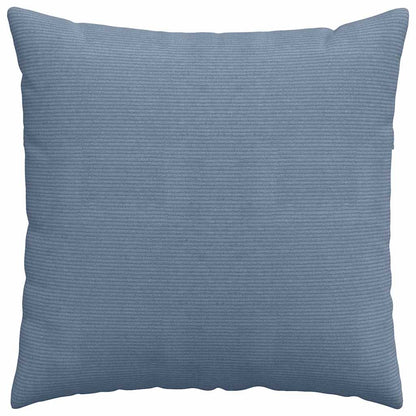 Sofakissen 2 pcs Blau 60 x 60 cm Cordstoff