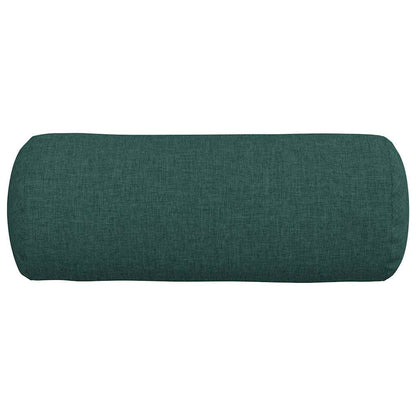 Bolsterkissen 2 pcs Dunkelgrün Ø 15 x 40 cm Stoff