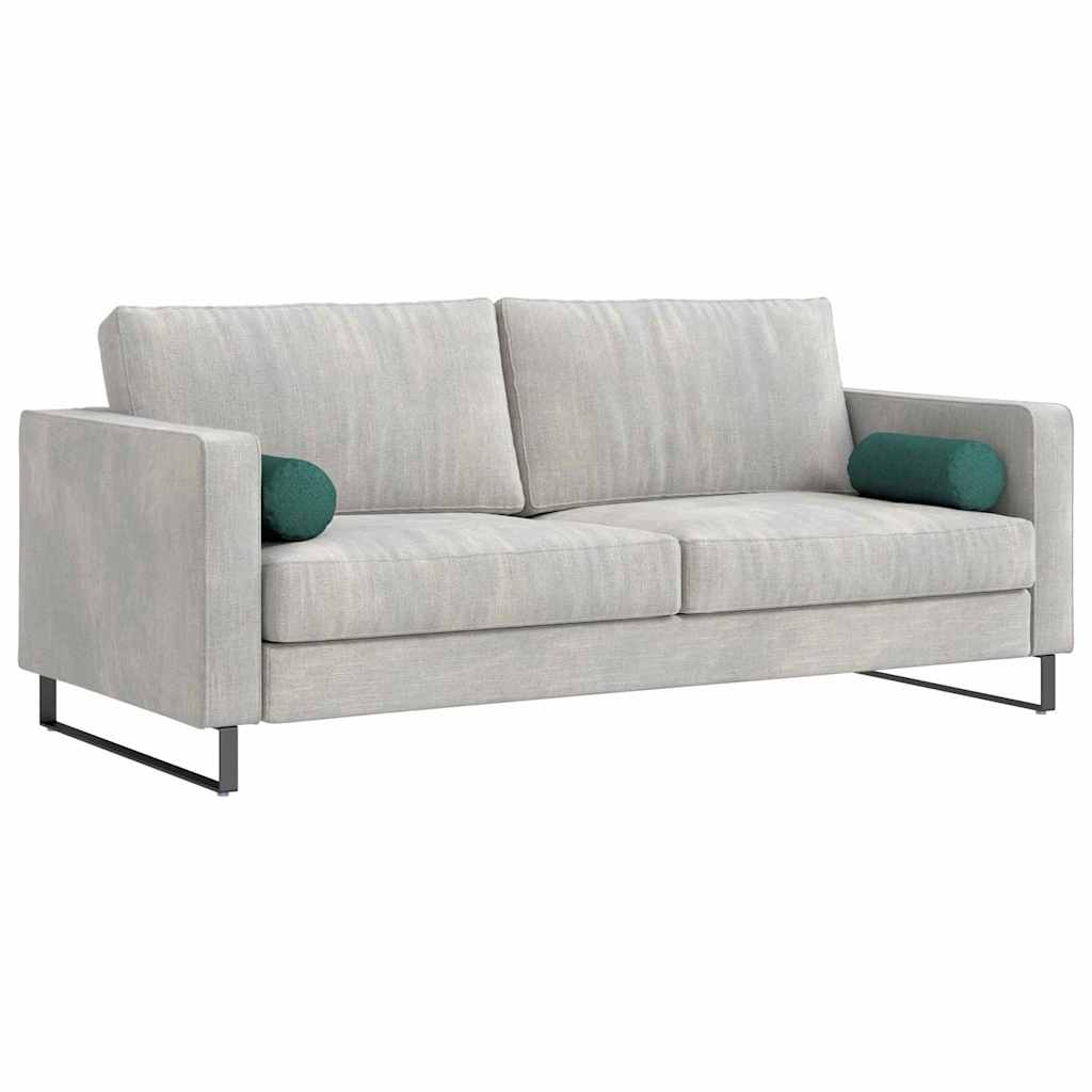 Bolsterkissen 2 pcs Dunkelgrün Ø 15 x 40 cm Stoff