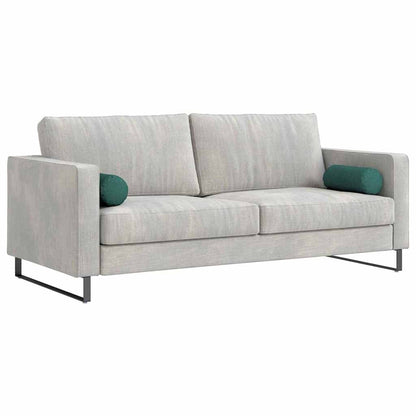 Bolsterkissen 2 pcs Dunkelgrün Ø 15 x 40 cm Stoff