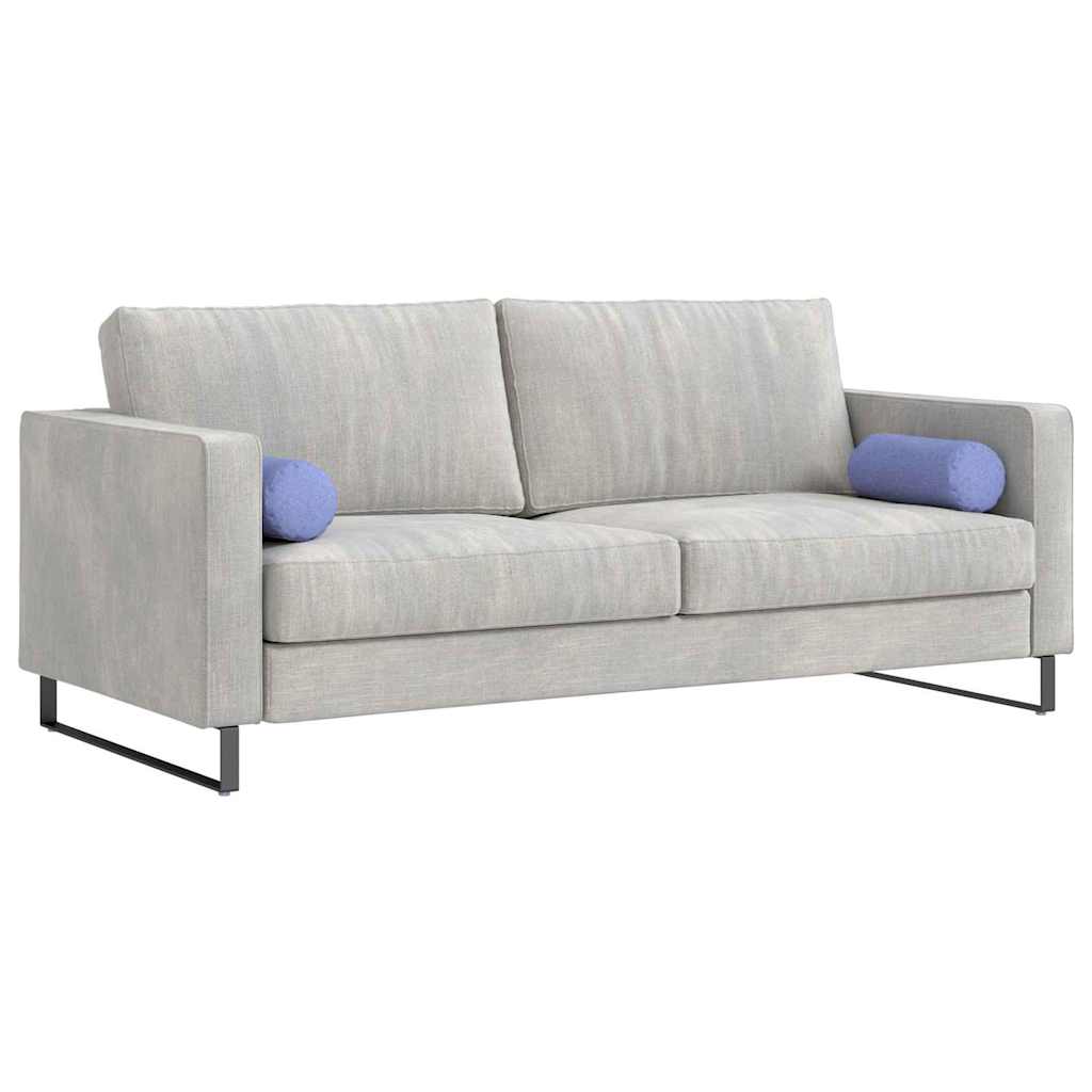 Bolsterkissen 2 pcs Jeans blau Ø 15 x 40 cm Stoff