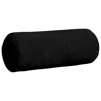 Bolsterkissen 2 pcs Schwarz Ø 15 x 40 cm Mikrofaserstoff