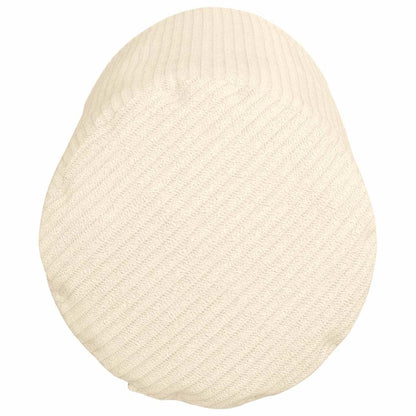 Bolsterkissen 2 pcs Creme Ø 15 x 40 cm Cordstoff