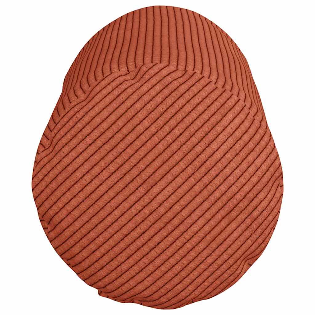 Bolsterkissen 2 pcs Rot-Orange Ø 15 x 40 cm Cordstoff