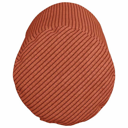 Bolsterkissen 2 pcs Rot-Orange Ø 15 x 40 cm Cordstoff