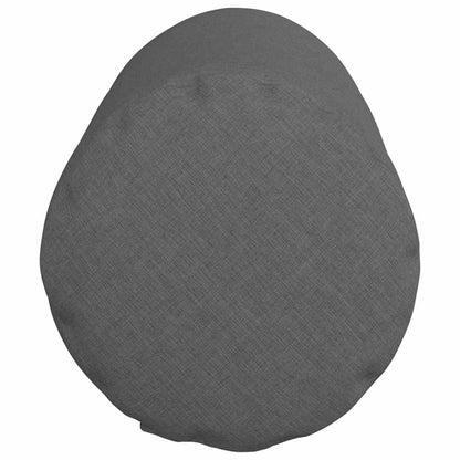 Bolsterkissen 2 pcs Dunkelgrau Ø 25 x 70 cm Stoff