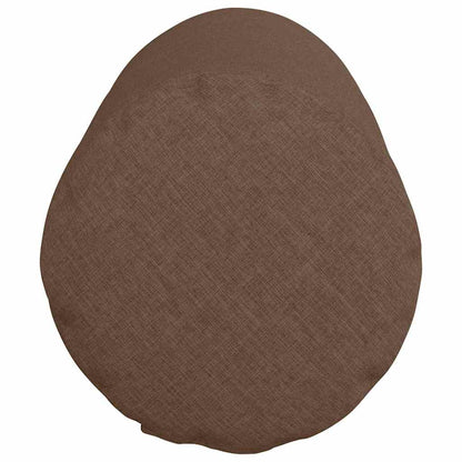 Bolsterkissen 2 pcs Braun Ø 25 x 70 cm Stoff