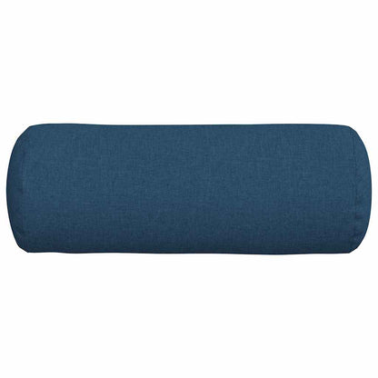 Bolsterkissen 2 pcs Blau Ø 25 x 70 cm Stoff