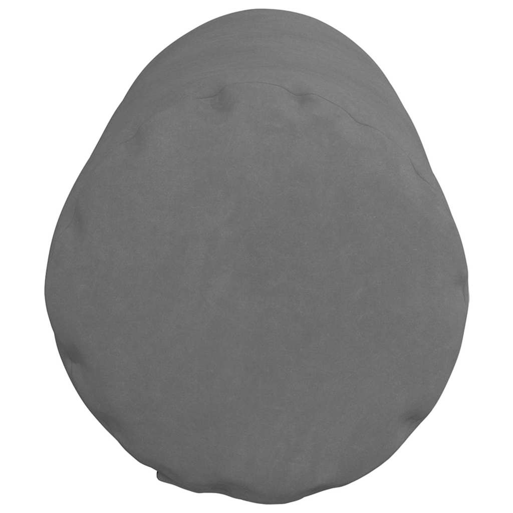 Bolsterkissen 2 pcs Dunkelgrau Ø 25 x 70 cm Mikrofaserstoff