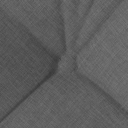 Sitzkissen 4 pcs Dunkelgrau 40 x 40 x 12 cm Stoff