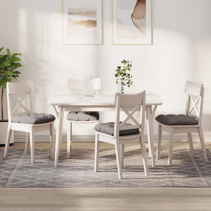 Sitzkissen 4 pcs Taupe 40 x 40 x 12 cm Stoff