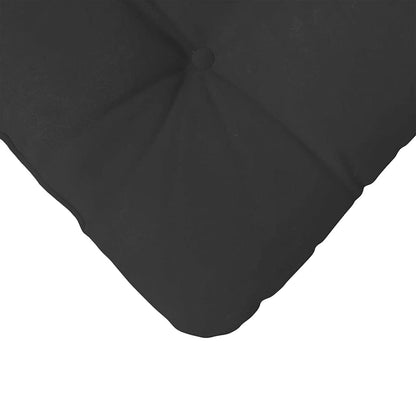 Sitzkissen 4 pcs Schwarz 40 x 40 cm Mikrofaserstoff