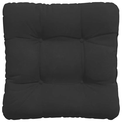 Sitzkissen 4 pcs Schwarz 40 x 40 cm Mikrofaserstoff
