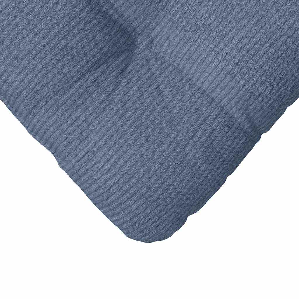 Sitzkissen 4 pcs Blau 40 x 40 cm Cordstoff