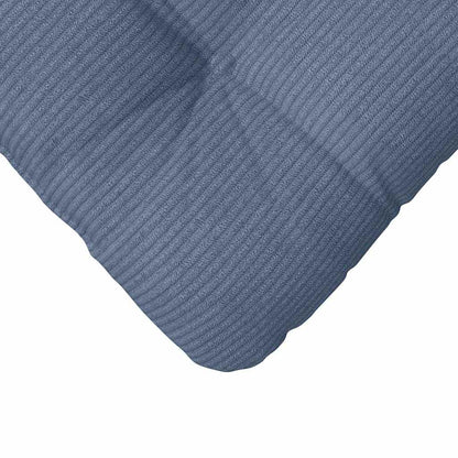 Sitzkissen 4 pcs Blau 40 x 40 cm Cordstoff