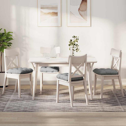 Sitzkissen 4 pcs Wolkengrau 45 x 45 x 12 cm Stoff