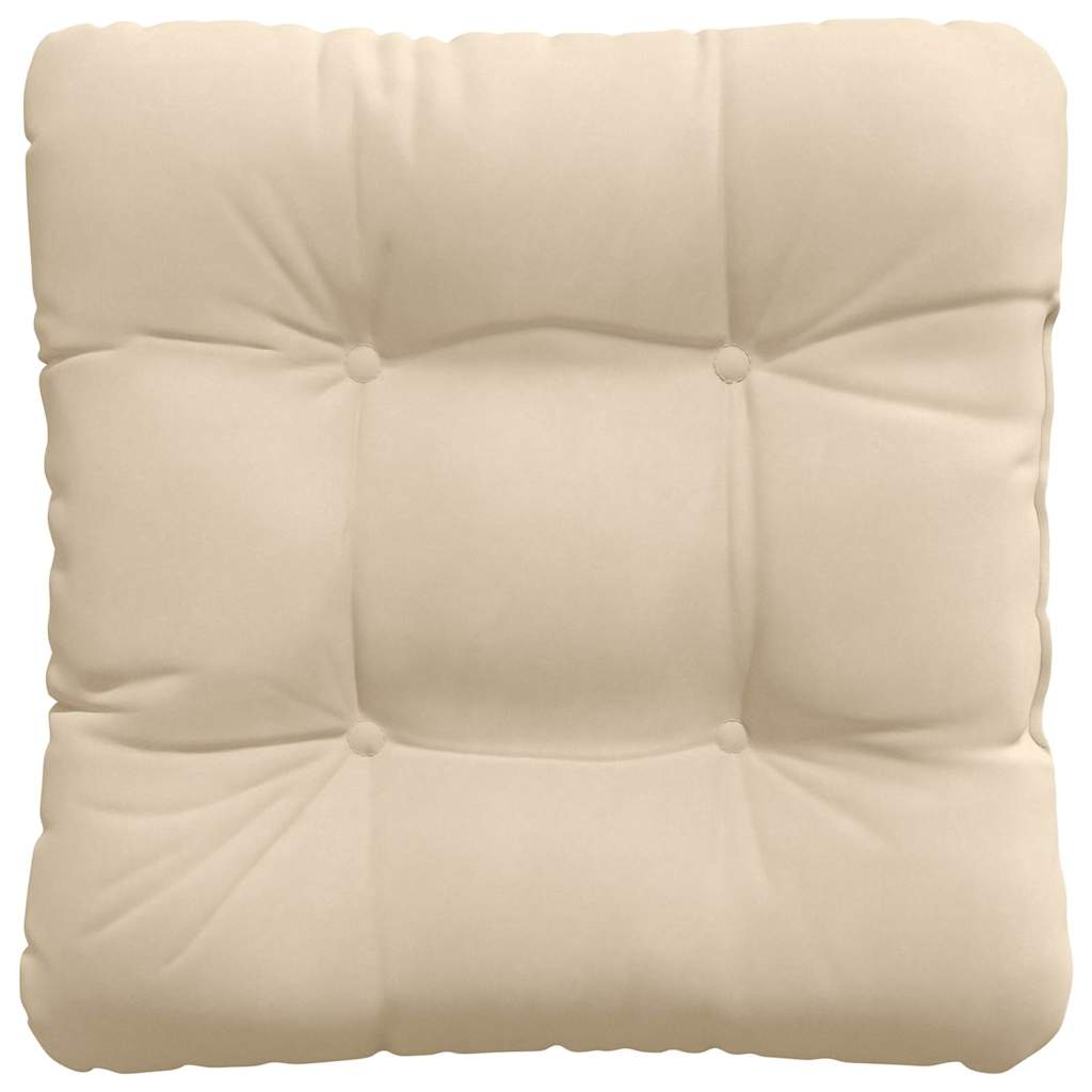 Sitzkissen 4 pcs Creme 45 x 45 cm Mikrofaserstoff