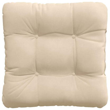 Sitzkissen 4 pcs Creme 45 x 45 cm Mikrofaserstoff