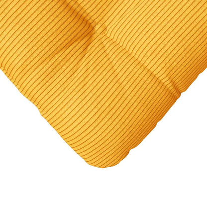 Sitzkissen 4 pcs Helles Gelb 45 x 45 cm Cordstoff