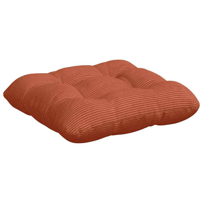 Sitzkissen 4 pcs Rot-Orange 45 x 45 cm Cordstoff
