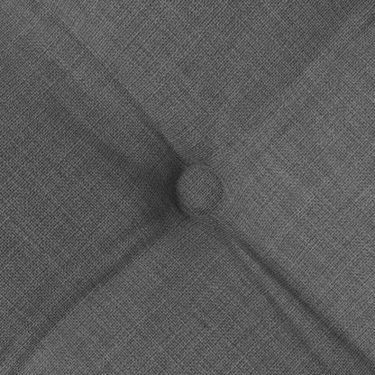 Sitzkissen 2 pcs Dunkelgrau 40 x 40 x 6 cm Stoff