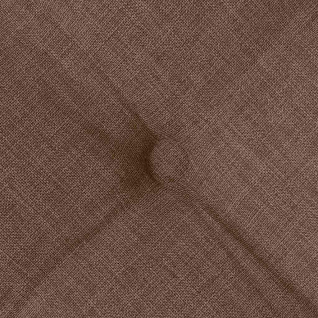 Sitzkissen 2 pcs Braun 40 x 40 x 6 cm Stoff