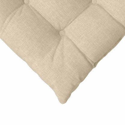 Sitzkissen 2 pcs Creme 40 x 40 x 6 cm Stoff