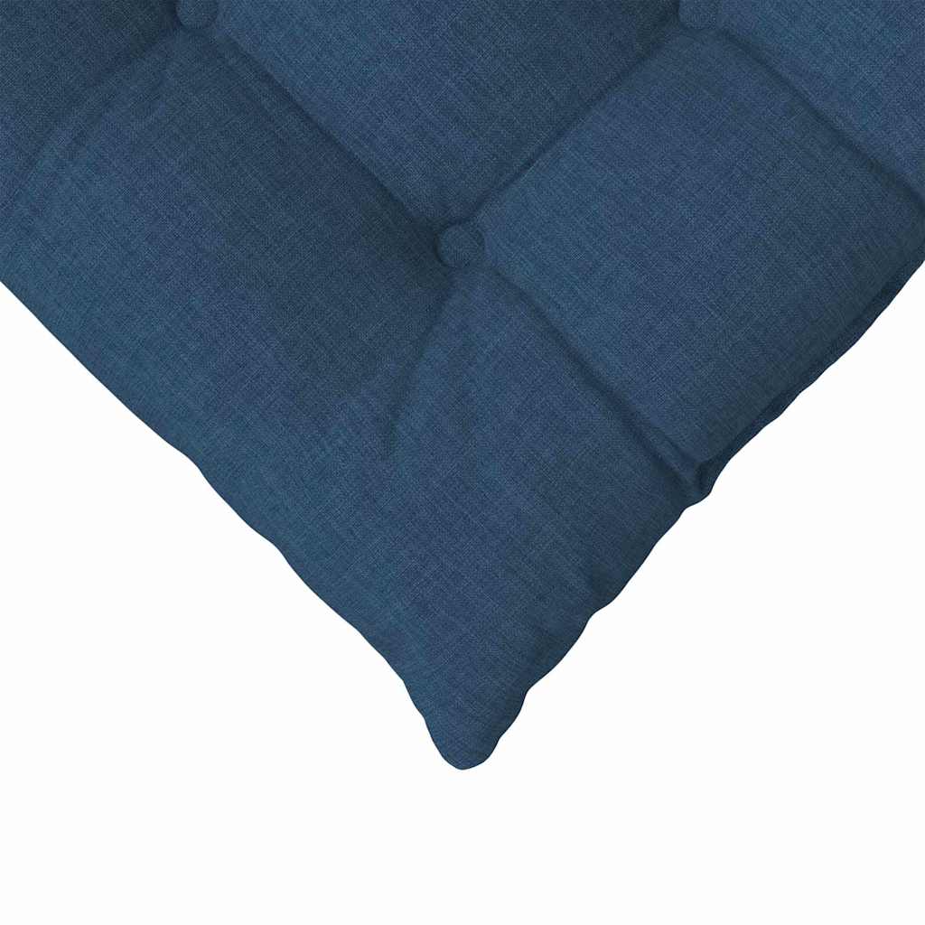 Sitzkissen 2 pcs Blau 40 x 40 x 6 cm Stoff