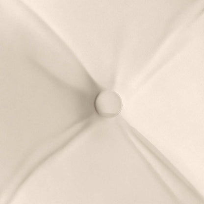 Sitzkissen 4 pcs Beige 40 x 40 x 6 cm Mikrofaser