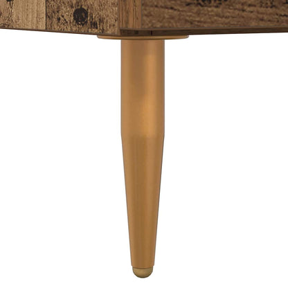 Nachttisch 2 pcs Altholz 40 x 35 x 47,5 cm Holzwerkstoff