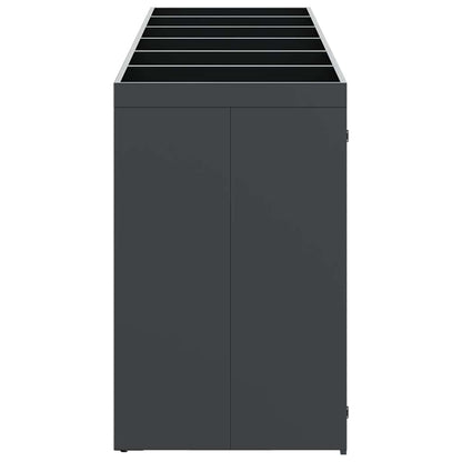 Wagenmüllbehälter für 6 Behälter Anthrazit