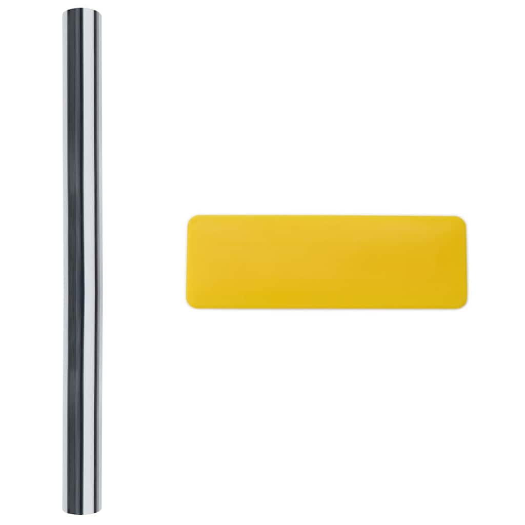 Solarfolie Silber 90 x 500 cm PVC