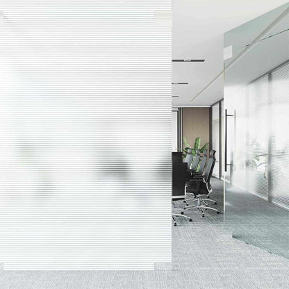 Selbstklebende Fensterfolie Matte Streifen 90 x 1000 cm PVC