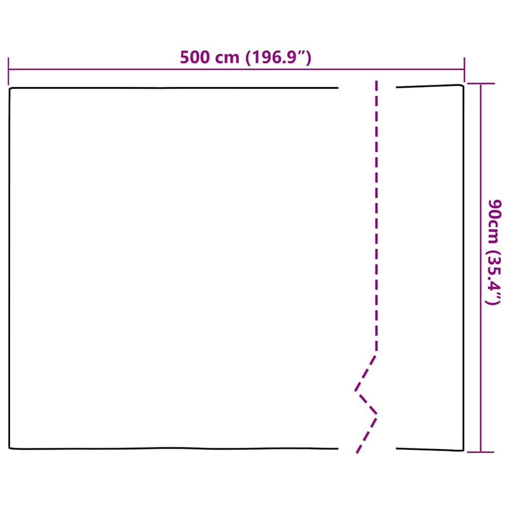 Möbelaufkleber Sonstiges Silber 500 x 90 cm PET
