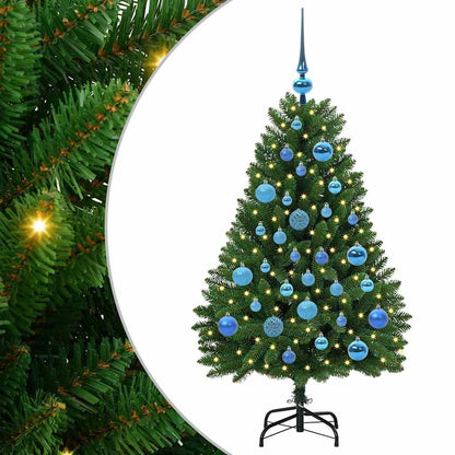 Künstlicher Weihnachtsbaum Grün 120 cm PVC und Metall