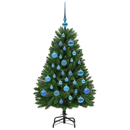 Künstlicher Weihnachtsbaum Grün 120 cm PVC und Metall