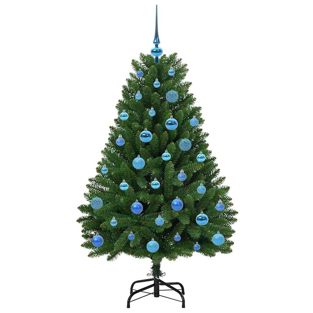 Künstlicher Weihnachtsbaum Grün 150 cm PVC und Metall
