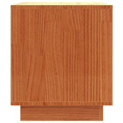 TV-Schränk Wachsbraun 80 x 35 x 40,5 cm Massives Kiefernholz