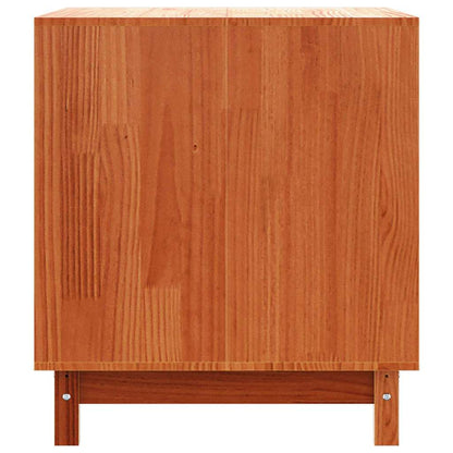 Hundehütte Wachsbraun 90 x 60 x 67 cm Massives Kiefernholz