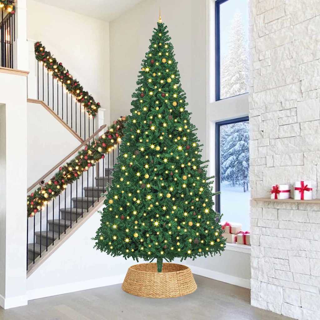 Weihnachtsbaumkragen Braun 105 x 105 x 28 cm Wasserhyazinthe