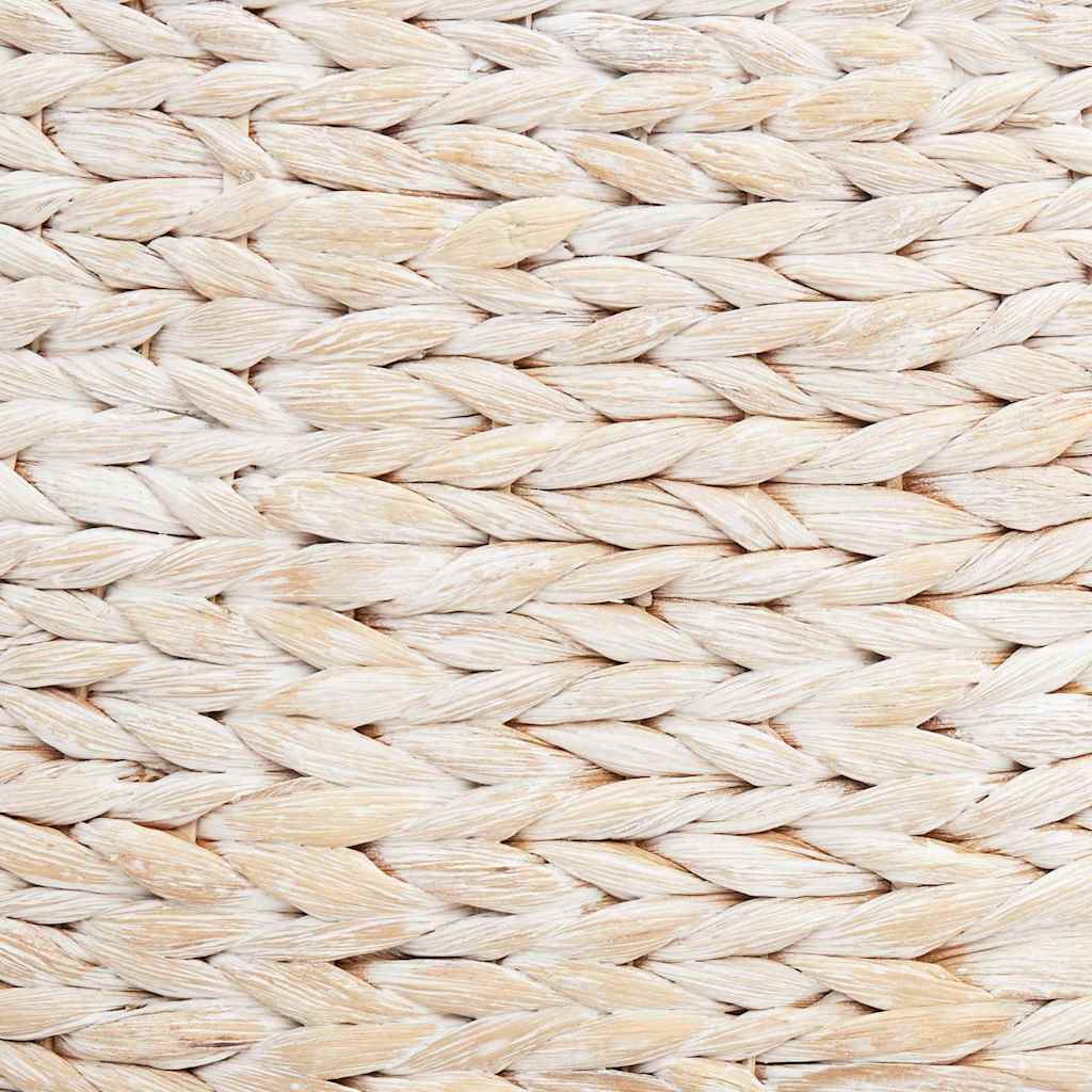 Weihnachtsbaumkragen Weiß 105 x 105 x 28 cm Wasserhyazinthe