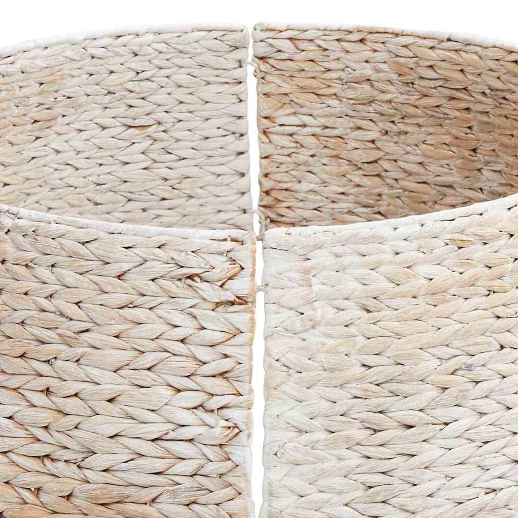 Weihnachtsbaumkragen Weiß 105 x 105 x 28 cm Wasserhyazinthe