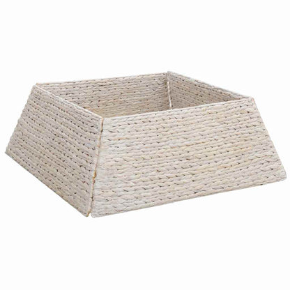 Weihnachtsbaumkragen Weiß 70 x 70 x 28 cm Wasserhyazinthe