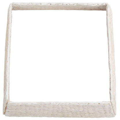 Weihnachtsbaumkragen Weiß 70 x 70 x 28 cm Wasserhyazinthe