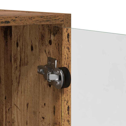 Highboard Altholz 68 x 37 x 142 cm Holzwerkstoff